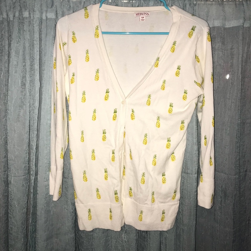 Pineapple cardigan